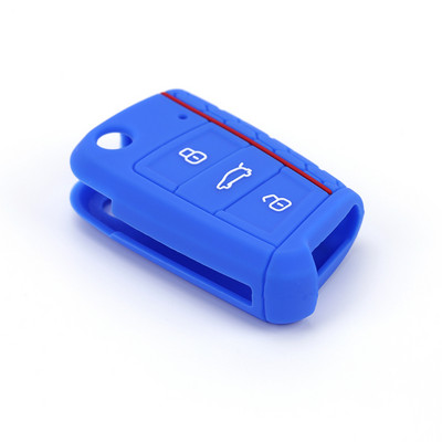 Husa pentru chei de masina Carcasa din silicon pentru VW Golf 7 MK7 VII Tiguan Polo Skoda Octavia A7 Kodiaq Seat Ateca Leon Accesorii auto