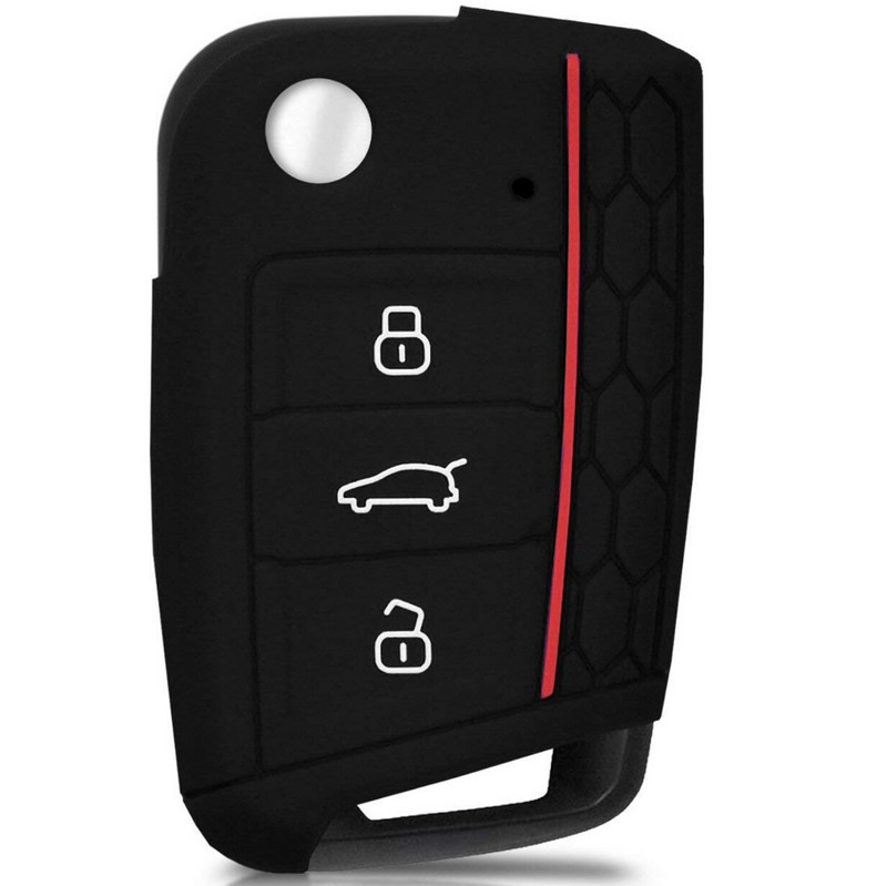 Husa pentru chei de masina Carcasa din silicon pentru VW Golf 7 MK7 VII Tiguan Polo Skoda Octavia A7 Kodiaq Seat Ateca Leon Accesorii auto