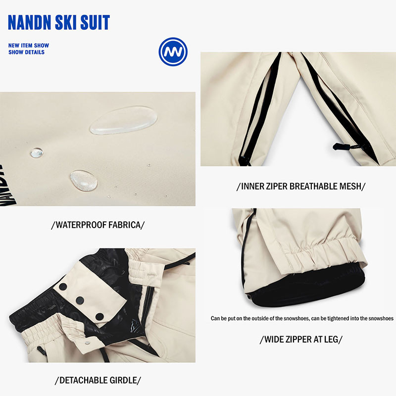 Nove skijaške hlače Muškarci Žene Vodootporne otporne na vjetar Tople alatne hlače Hlače za snijeg Hlače za snowboard Zimski kombinezoni za skijanje na otvorenom Hlače