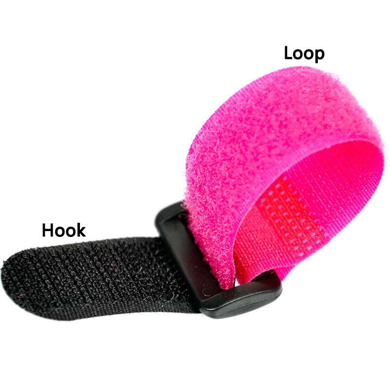10db/tétel 2cm * 50cm nylon Fordított csat magic horog hurok rögzítő kábelkötegelő heveder ragadós Vonal kikészítés