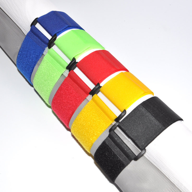 10db/tétel 2cm * 50cm nylon Fordított csat magic horog hurok rögzítő kábelkötegelő heveder ragadós Vonal kikészítés