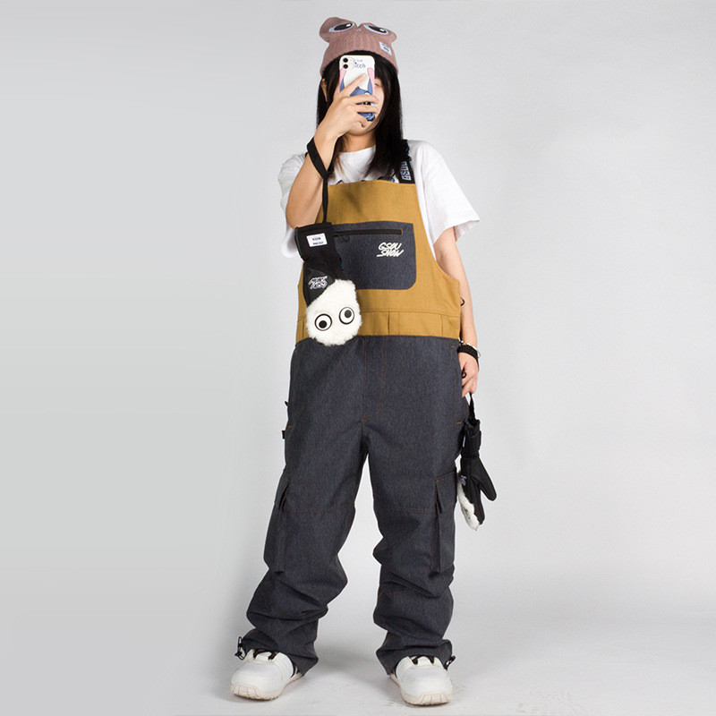 Muškarci Žene Prevelike skijaške hlače s prtljažnikom Kombinezoni za snowboarding Zimski otvoreni topli vodootporni skijaški kombinezoni Skijaške hlače