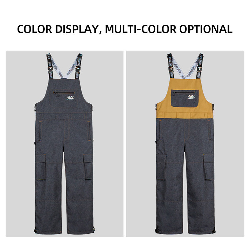 Muškarci Žene Prevelike skijaške hlače s prtljažnikom Kombinezoni za snowboarding Zimski otvoreni topli vodootporni skijaški kombinezoni Skijaške hlače