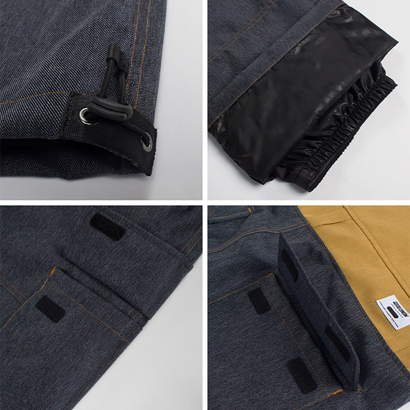 Muškarci Žene Prevelike skijaške hlače s prtljažnikom Kombinezoni za snowboarding Zimski otvoreni topli vodootporni skijaški kombinezoni Skijaške hlače