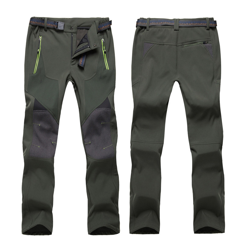 TRVLWEGO Muške hlače Kampiranje Planinarenje Na otvorenom Debele tople mekane školjke Veće veličine Muške slobodno vrijeme Putovanja Skijanje Izleti Trekking hlače