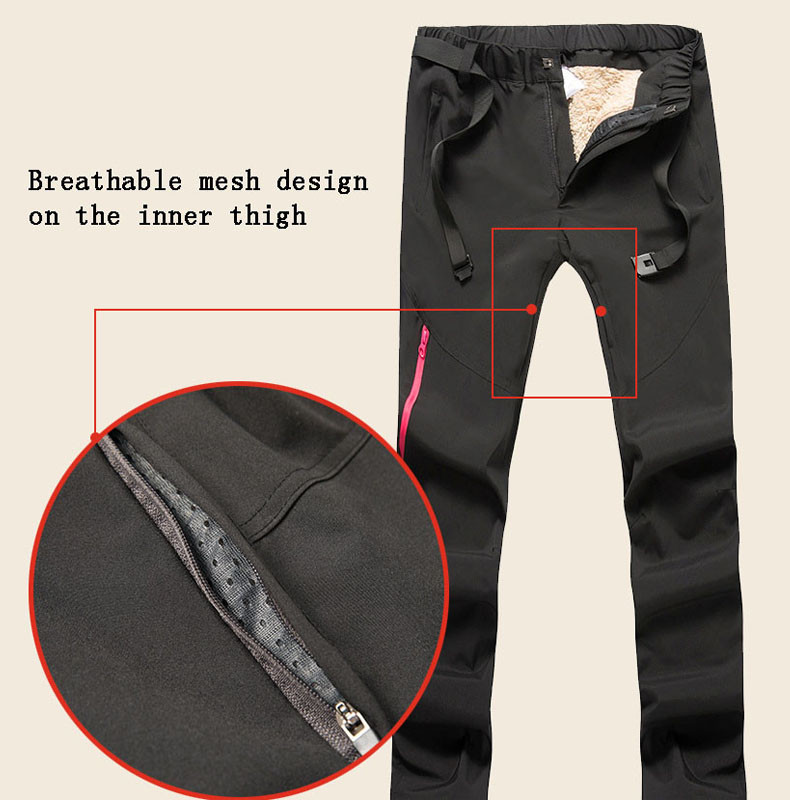 Pantaloni de schi Bărbați Femei Iarna Profesie Ski Pantaloni de snowboard Impermeabil la vânt Pantaloni de zăpadă Respirabili în aer liber