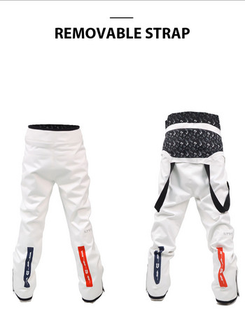 Висококачествени LTVT нови външни ветроустойчиви водоустойчиви дишащи двуслойни зимни ски панталони Снежен панталон Ски сноуборд панталон