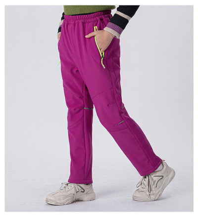 TRVLWEGO Hlače za kampiranje, planinarenje, jesen, zima, dječje studentske boje, otporne na vjetar, vodootporne, mekane, tople skijaške hlače na otvorenom