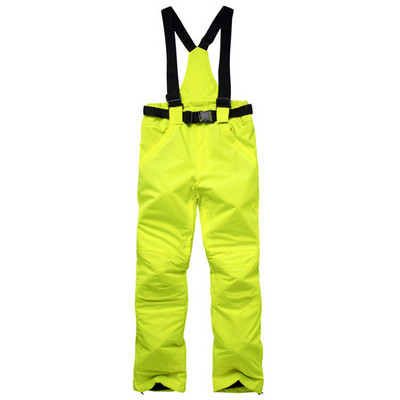 Plus skijaške hlače Pamuk, zadebljanje, otporan na vjetar, vodootporne naramenice, planinarske hlače za par, topla odjeća za snijeg, planinarenje na otvorenom