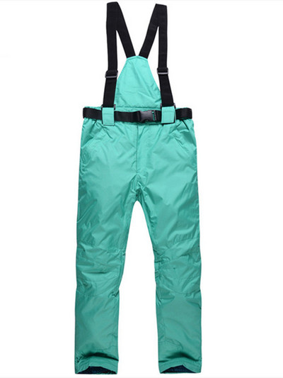 Plus skijaške hlače Pamuk, zadebljanje, otporan na vjetar, vodootporne naramenice, planinarske hlače za par, topla odjeća za snijeg, planinarenje na otvorenom