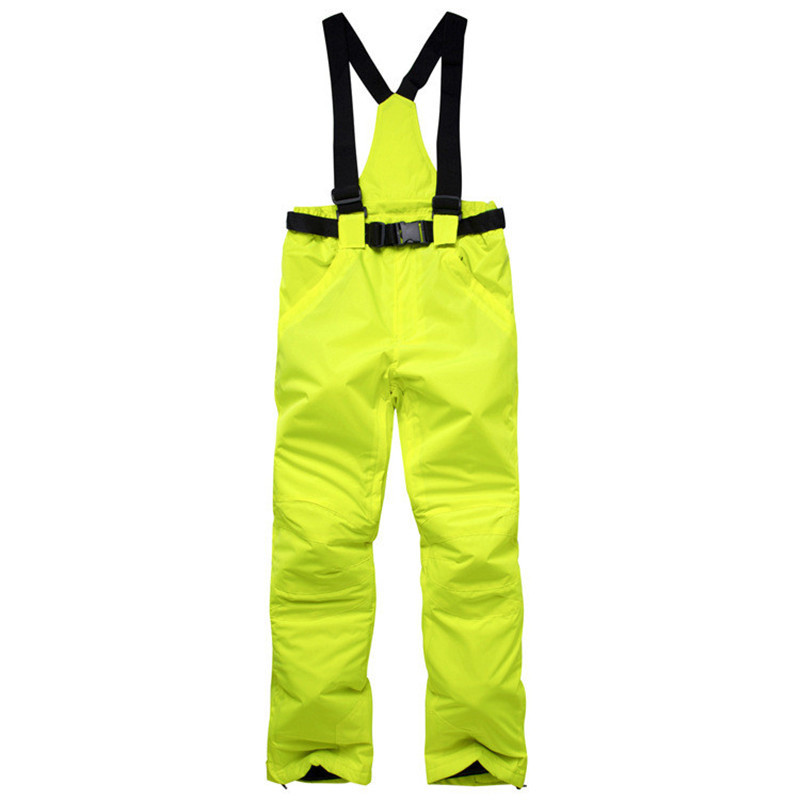 Plus skijaške hlače Pamuk, zadebljanje, otporan na vjetar, vodootporne naramenice, planinarske hlače za par, topla odjeća za snijeg, planinarenje na otvorenom