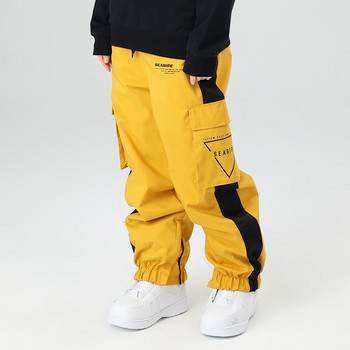 Дамски панталони за сноуборд Ветроустойчиви водоустойчиви панталони за ски презрамки Ски Сноуборд Термопанталони Ски екипировка Снежни панталони Дамски