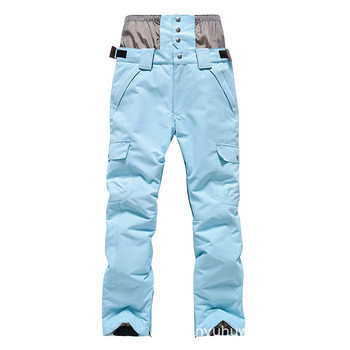 Зимни дамски изолирани панталони за сняг Мъжки външни топли водоустойчиви панталони за сноуборд, ски облекло Ски панталони Ветроустойчиви