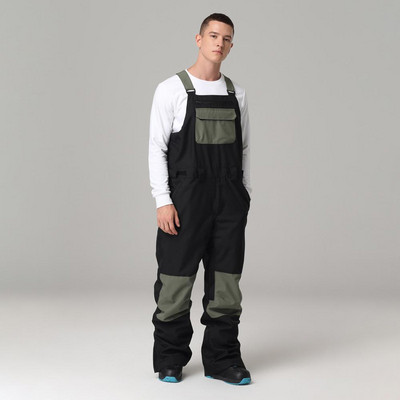 Salopete cu pantaloni de schi Bărbați, femei, Salopete de schi, iarnă, în aer liber, rezistentă la vânt, ski, snowboard, femei, pantaloni de zăpadă, echipament de schi