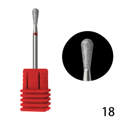 Capac de șlefuit unghii Freze Ceramice Freze diamantate Burghie pentru unghii Instrumente de curățare a cuticulelor Pilă de unghii Accesorii pentru cap de șlefuit