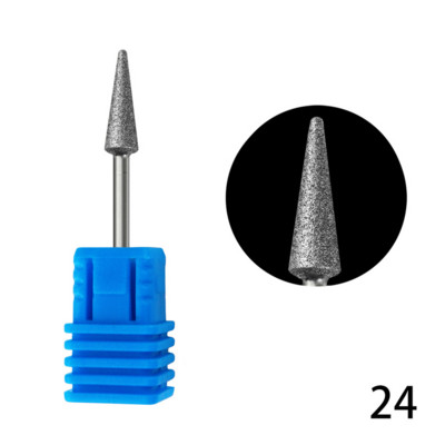 Capac de șlefuit unghii Freze Ceramice Freze diamantate Burghie pentru unghii Instrumente de curățare a cuticulelor Pilă de unghii Accesorii pentru cap de șlefuit