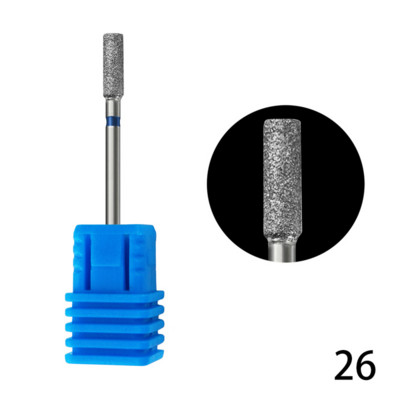 Capac de șlefuit unghii Freze Ceramice Freze diamantate Burghie pentru unghii Instrumente de curățare a cuticulelor Pilă de unghii Accesorii pentru cap de șlefuit