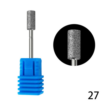 Capac de șlefuit unghii Freze Ceramice Freze diamantate Burghie pentru unghii Instrumente de curățare a cuticulelor Pilă de unghii Accesorii pentru cap de șlefuit