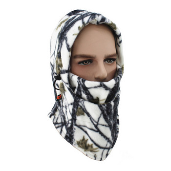 2020 Топла Балаклава Ветроустойчива ски маска за лице за мъже/жени Мека поларена зимна шапка с капаче за уши, качулка за спортове на открито Drop Shipping