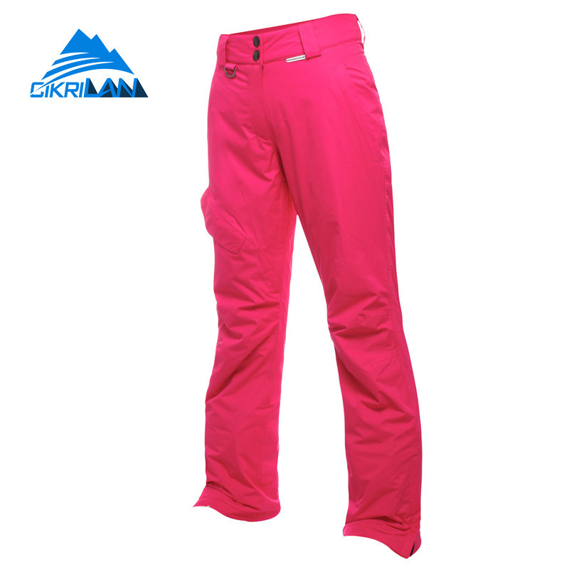 Téli hó Síelés Pamut Pantalones Mujer Outdoor Sport Túrázás Sínadrágok Női Széldzseki Nadrágok Snowboard Overall