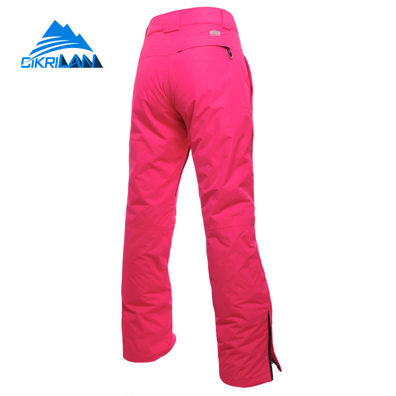 Téli hó Síelés Pamut Pantalones Mujer Outdoor Sport Túrázás Sínadrágok Női Széldzseki Nadrágok Snowboard Overall