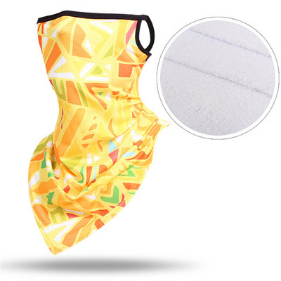 3D téli háromszög sál Balaclava polár motorkerékpár arcvédő lélegző arcmaszk szélálló meleg bandana sí előke sál