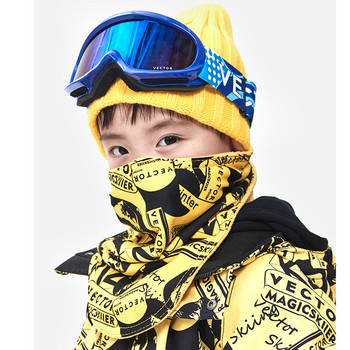 Χειμερινή παιδική μάσκα ποδηλασίας σκι για υπαίθριο άθλημα Κάλυμμα στόματος κινουμένων σχεδίων μισού προσώπου για μοτοσικλέτα σκι Snowboarding