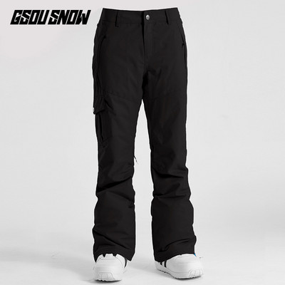 Pantaloni de schi pentru femei Pantaloni de iarnă pentru bărbați, rezistenti la vânt, impermeabili, respirabili, îmbrăcăminte sport în aer liber pentru snowboard, călărie pe munte.