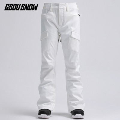 Pantaloni de schi pentru femei Pantaloni de iarnă pentru bărbați, rezistenti la vânt, impermeabili, respirabili, îmbrăcăminte sport în aer liber pentru snowboard, călărie pe munte.