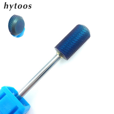 HYTOOS Blue & Rainbow körömfúró 3/32" keményfém sorja manikűrfúró tartozékok Fúrótartozékok Maró körömvágó szerszámok