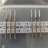 Keményfém szögfúró 3/32"-es maró manikűrhöz Rotációs sorja szögfúrók Elektromos fúró tartozékok Szerszám