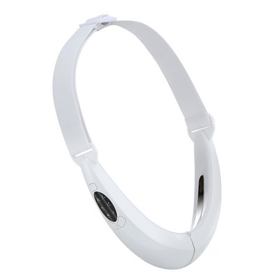 Dispozitiv de ridicare a feței EMS Terapia cu fotoni cu LED Masaj cu vibrații pentru slăbire pentru bărbie dublă V Line Lift Belt Dispozitiv pentru maxilare pentru celulită