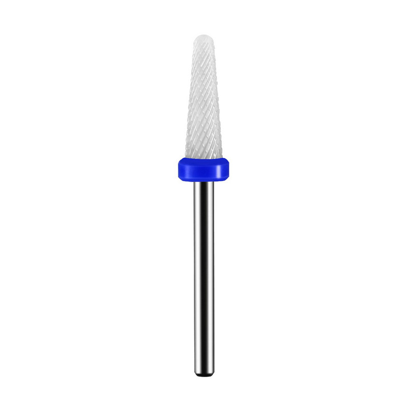 Burghie profesionale din ceramică pentru unghii. Burghie mici pentru porumb, partea superioară rotundă, netedă, pentru oja cu gel pentru cuticule. Îndepărtați utilizarea la salonul de acasă