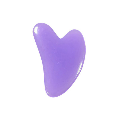 Roz Gua Sha Roller Massager Rose Scraping Facial Beauty Care Rașină Guasha Board pentru răzuirea corpului Set de instrumente de masaj facial