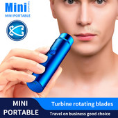 Mini USB elektromos borotva Hosszú élettartamú, hordozható, mosható autós újratölthető borotva Borotvaborotva
