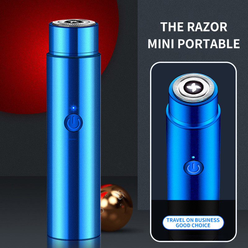 Mini USB elektromos borotva Hosszú élettartamú, hordozható, mosható autós újratölthető borotva Borotvaborotva