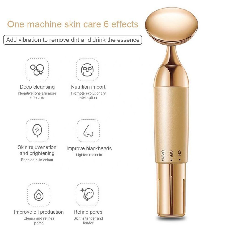 Sejas Masieris Pretnovecošanās Masāžas Veltnīti Acu Ultraskaņas Tīrīšana Grumbu Novājināšana Lift Vibrators Masāžas Ierīces Vibratori Sākums