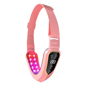 HSKOU Facial Lifting Device LED Photon Therapy Facial Slimming Vibration Massager Double Chin σε σχήμα V Cheek Lift Face