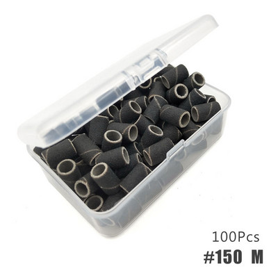 HYTOOS 100 buc/cutie Benzi de șlefuit fără dorn Accesorii pentru burghiu electric pentru unghii Instrumente de îndepărtare a lacului de lustruit pentru îngrijirea unghiilor