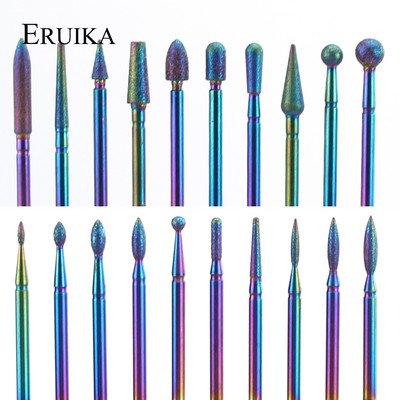 29 Type Rainbow Diamond Nail Dryl Фреза за маникюр Ротационни бормашини Grinder Burr Clean Nail Аксесоар Инструмент
