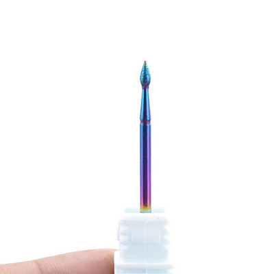 29 típusú Rainbow gyémánt körömfúró maró manikűrhöz Rotációs fúrószárak Daráló Sorja Cuticle Clean Köröm Kiegészítő Szerszám