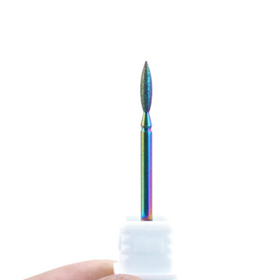 29 típusú Rainbow gyémánt körömfúró maró manikűrhöz Rotációs fúrószárak Daráló Sorja Cuticle Clean Köröm Kiegészítő Szerszám