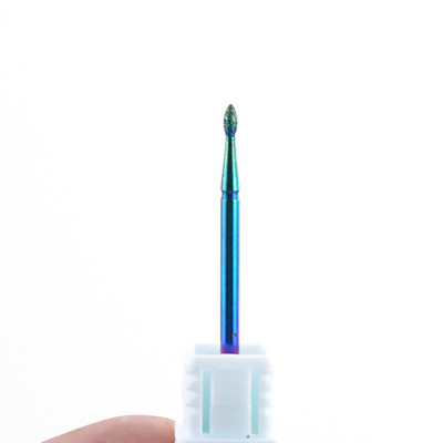29 típusú Rainbow gyémánt körömfúró maró manikűrhöz Rotációs fúrószárak Daráló Sorja Cuticle Clean Köröm Kiegészítő Szerszám