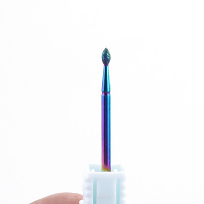 29 típusú Rainbow gyémánt körömfúró maró manikűrhöz Rotációs fúrószárak Daráló Sorja Cuticle Clean Köröm Kiegészítő Szerszám