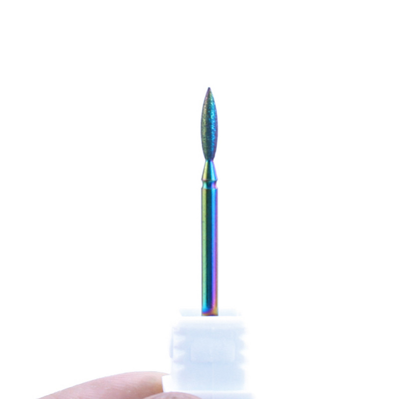 29 típusú Rainbow gyémánt körömfúró maró manikűrhöz Rotációs fúrószárak Daráló Sorja Cuticle Clean Köröm Kiegészítő Szerszám