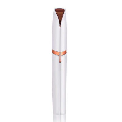 Trimmer electric pentru sprâncene pentru femei, modelator de sprâncene, creion, pentru îndepărtarea părului de față, pentru femei, aparat de ras automat pentru sprâncene, cuțit de buzunar