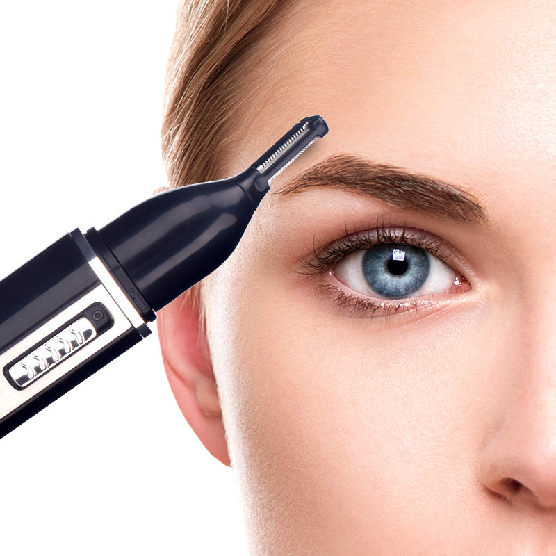 Aparat de tuns pentru barbati, reincarcabil 4 in 1, aparat de tuns pentru nas, urechi, fara durere, pentru femei, tunderea perciunilor sprancenelor aparat de tuns barba