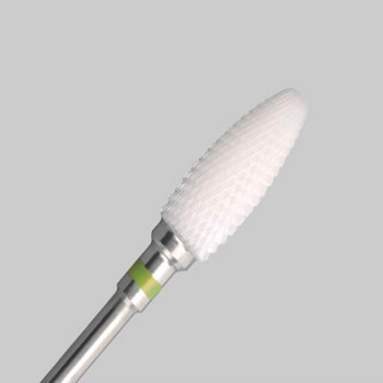 1 ΤΕΜ. Μύτη κώνου για νύχια κεραμικά τρυπάνια Electric Cuticle Clean Rotary for Manicure Pedicure Grinding Head Sinder Tool