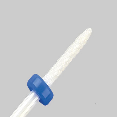 1 ΤΕΜ. Μύτη κώνου για νύχια κεραμικά τρυπάνια Electric Cuticle Clean Rotary for Manicure Pedicure Grinding Head Sinder Tool