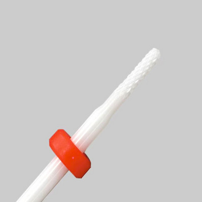 1 ΤΕΜ. Μύτη κώνου για νύχια κεραμικά τρυπάνια Electric Cuticle Clean Rotary for Manicure Pedicure Grinding Head Sinder Tool